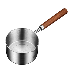 德国不锈钢热油小锅家用淋熟油炝油小油锅长柄烧油专用迷你泼油锅
