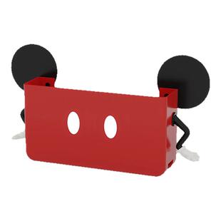 米奇路由器收纳盒无线机顶盒路由器置物架家用客厅插座电线整理器