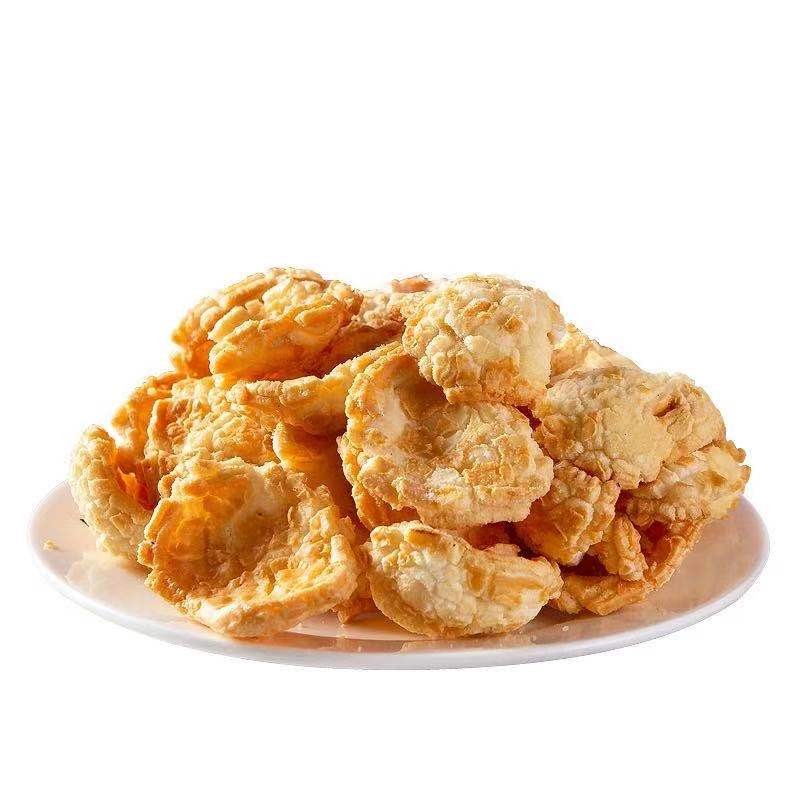 香酥脆年糕片 宁波特产爆年糕片即食 手工爆米桶装年糕干年糕花
