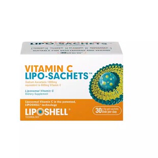 新西兰进口Lipo-Sachet利铂VC脂质体维生素C液体 30包/盒
