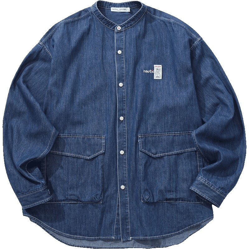 nauticawhitesail长袖衬衫