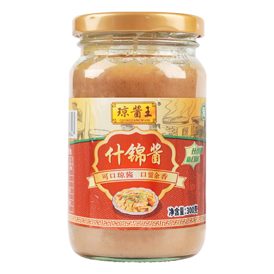 海南特产琼酱王什锦酱300g调味品