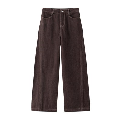 CHICJOJO加厚休闲镰刀牛仔裤