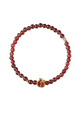 shannai原创天然石榴石手串手链