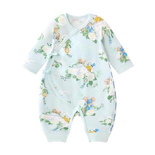 babycare小柔风哈衣爬行服宝宝连体衣包屁衣新生婴儿莫代尔衣服