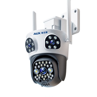 奥克斯摄像头监控器360度无死角室外家用手机远程无需网络4G摄影