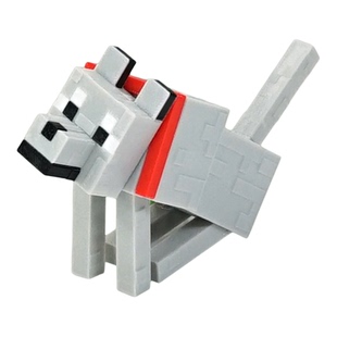 3D打印我的世界狼狗可动人偶手办MC动物农场游戏周边玩具生日礼物