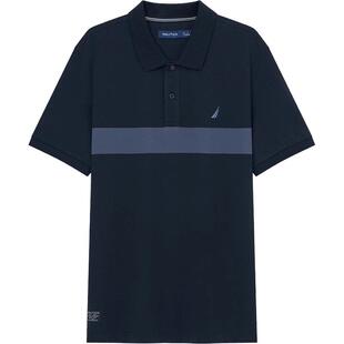 NAUTICA/诺帝卡男装夏季舒适透气棉氨珠地短袖POLO衫KO4207