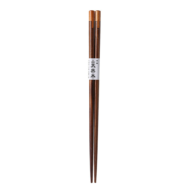 筷子家用抗菌防霉实木快子高档耐高温黑胡桃家庭分餐木筷一人一筷