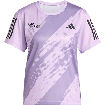 Adidas/阿迪达斯正品26夏女士运动圆领套头透气跑步短袖KE6248