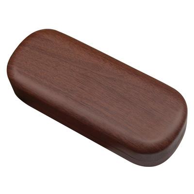 眼镜盒ins少女心木纹高档便携