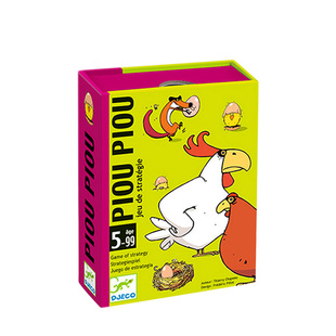 Djeco小鸡啾啾儿童休闲聚会桌游卡牌多人4-8岁益智小学生桌面游戏