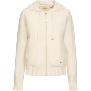 商场同款 宝姿PORTSPURE女装2025秋冬新品静奢温暖针织连帽羽绒服