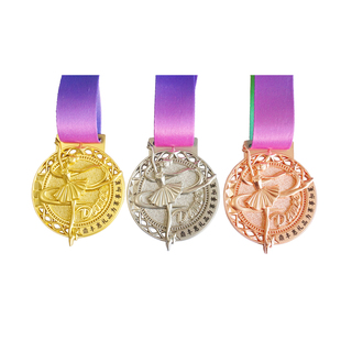 定制成人儿童舞蹈奖牌印度舞培训班奖章定做纪念比赛活动挂牌制作