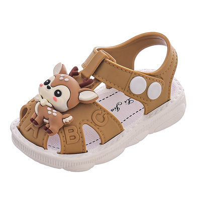 2026新款儿童凉鞋夏季男女童可爱卡通防滑软底宝宝防踢包头学步鞋
