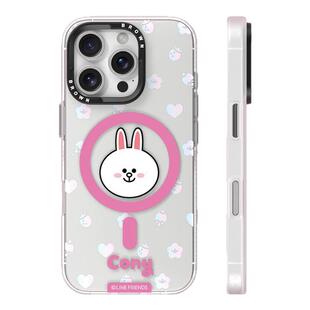 ESCASE适用苹果16Pro手机壳新款iphone16Promax保护套简约男女高级感磨砂全包防摔布朗熊正版卡通可妮兔外壳