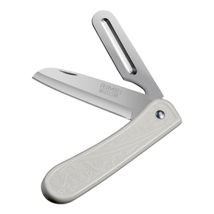 金达日美水果刀折叠便携削皮刀多功能小刀二合一家用办公室用高档