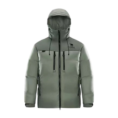 【迪丽热巴 明星同款】骆驼户外鹅绒服冬季新款高蓬派克羽绒服