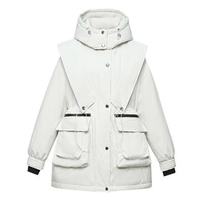 鸭鸭白鹿同款羽绒服连帽外套