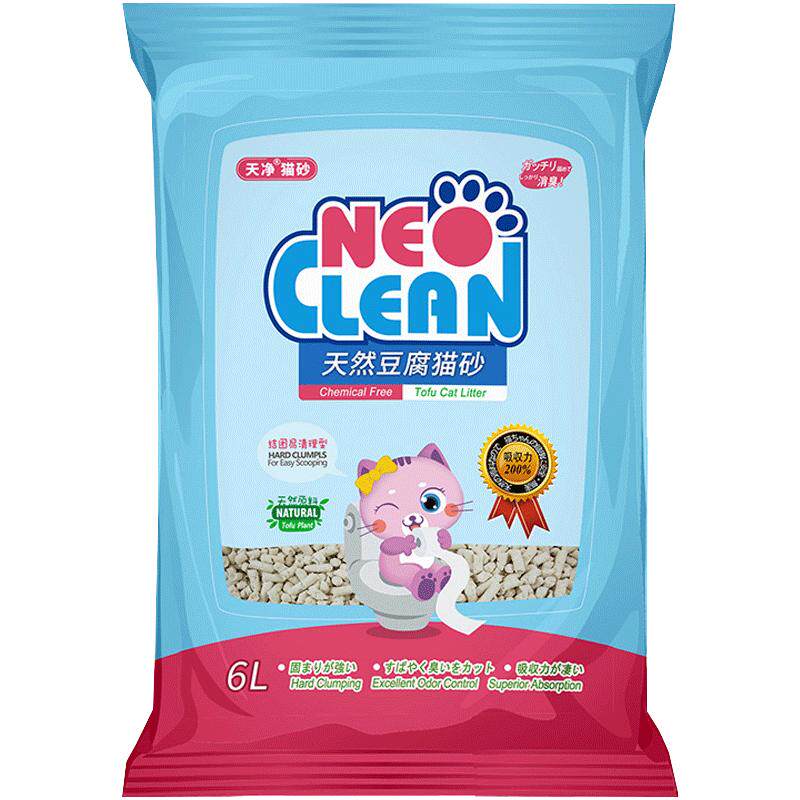 neo天净猫砂奶香原味绿茶豆腐猫砂2.5kg*6包组合砂易结团减缓臭味
