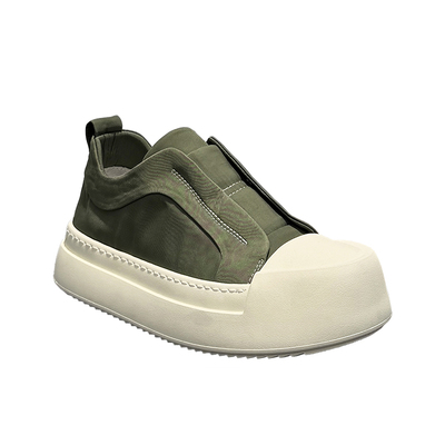 一脚蹬休闲板鞋轻便厚底增高鞋男