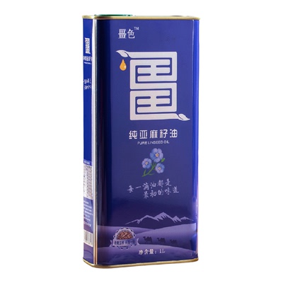亚麻籽油食用油畺色新疆特产