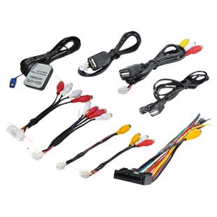 福特福睿斯福克斯飞歌导航尾线插头4针USB线U盘4P延长线后数据线