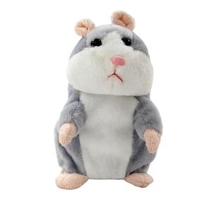 网红玩具学说话复读仓鼠录音仓鼠会点头电动毛绒玩具礼物0-3岁