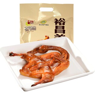 裕昌食品 东北特产烤鸭整只熏鸭650g美眉鸭 板鸭脆皮熟食小吃零食