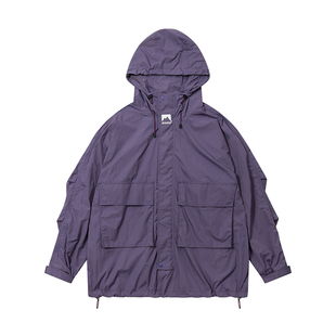 江南先生NewJNXS运动户外防水连帽梭织外套大口袋休闲工装夹克春