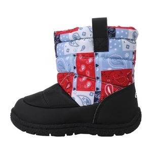 MOONSTAR月星冬新品3-10岁加绒加厚保暖棉靴男童大棉靴橡胶防滑