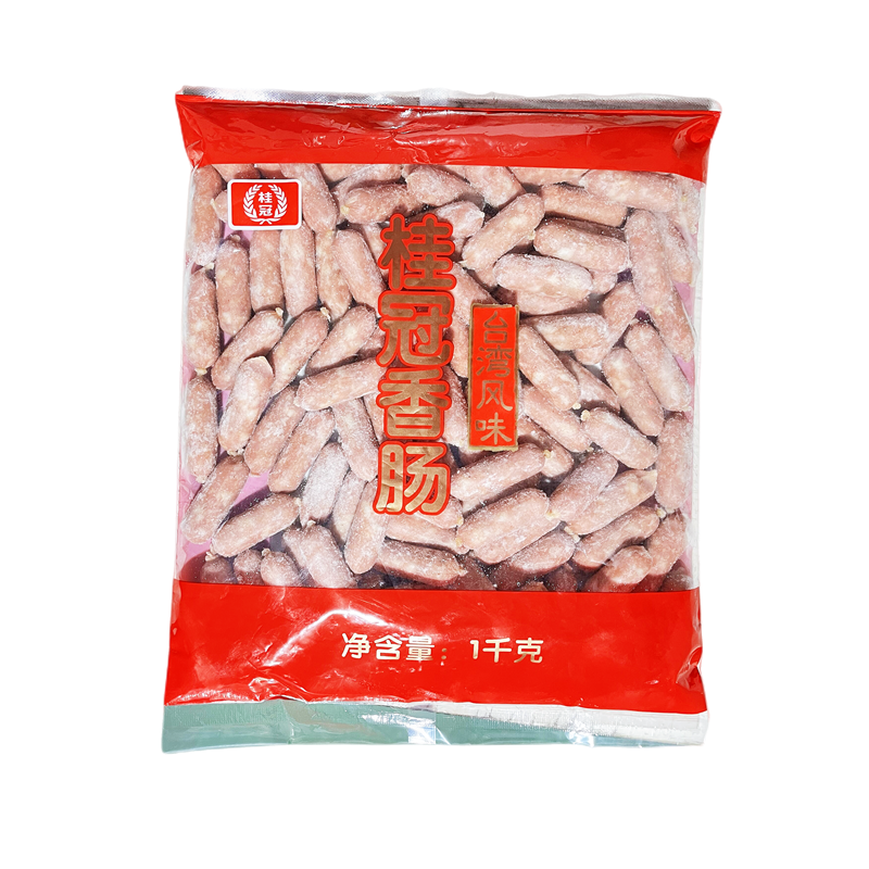 桂冠香肠10包*1kg亲亲肠台湾风味