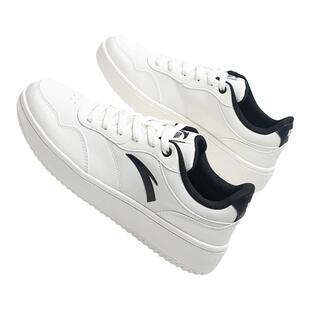 安踏男鞋板鞋夏季新款透气潮流运动鞋男鞋潮流厚底小白鞋休闲鞋子