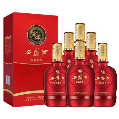 西凤酒52度6瓶整箱装婚宴用酒