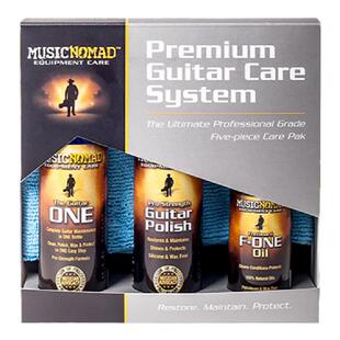 MusicNomad MN105 125吉他贝斯抛光清洁保养指板油擦琴布护理套装