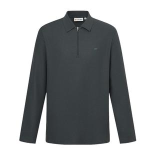 【秋季新品】GOLDEN BEAR/金熊 新款微弹男装上衣Polo领长袖T恤