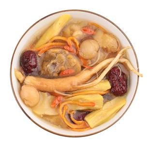 炖鸡汤补品材料人参虫草花鸡汤料包秋冬滋补药膳炖鸽子汤料煲汤料