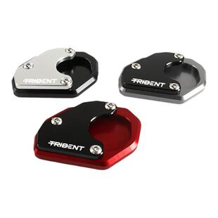 摩托车适用凯旋trident660 改装CNC边撑加大座小脚加大脚垫加宽座