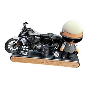 泡泡玛特kubo临时停车牌挪车电话牌车载摆件号码牌汽车饰品高级