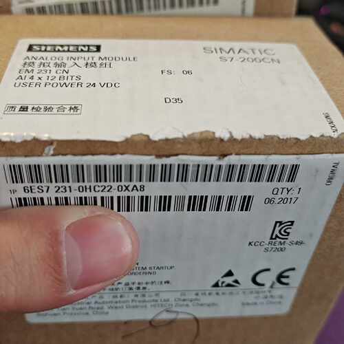 【询价】6es7231-0hc22-0xa8  模块，适用