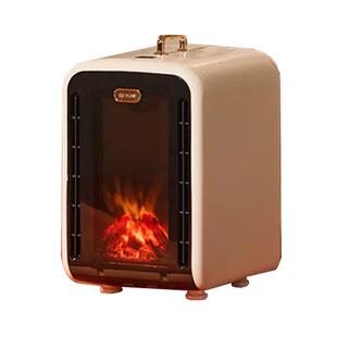 先锋石墨烯仿真火焰暖风机家用壁炉离线语音取暖器速热办公电暖器