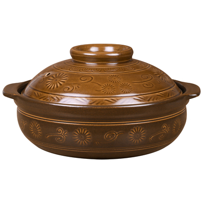 天然陶土乌兰茶晶富晒弱碱养生锅