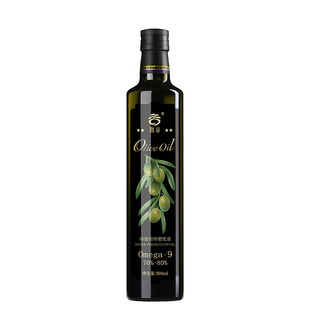 滁谷特级初榨橄榄油500ml瓶装0反式脂肪酸西班牙原油进口橄榄油