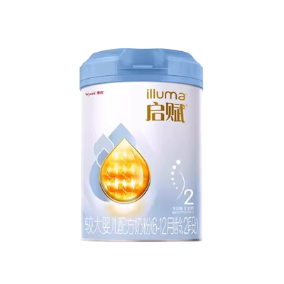 官方授权惠氏启赋蓝钻2段较大婴儿牛奶粉810g/850g官方旗舰店