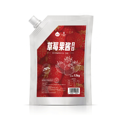 百伯利大颗粒草莓果酱1.1kg