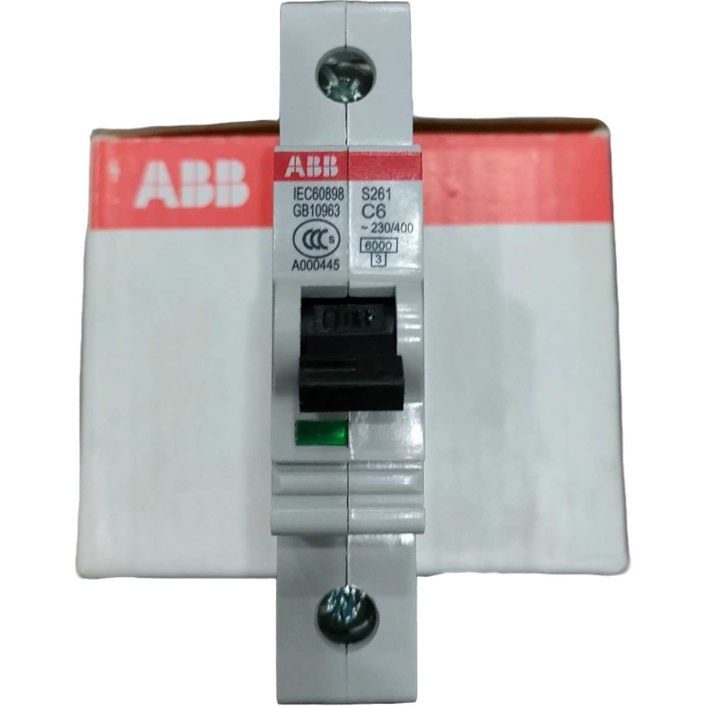 议价ABB微型断路器S261-C1 C6 C10 1P空气开关S2-H11辅助触头接触