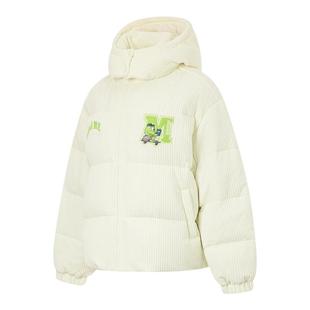 Lining/李宁正品冬季女子x 怪兽大学联名保暖羽绒服AYMT108