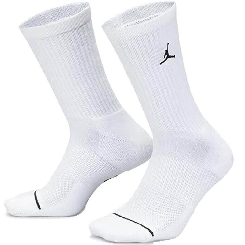 滔搏NIKE耐克男女白色中筒袜时尚百搭运动休闲袜子DX9632-100