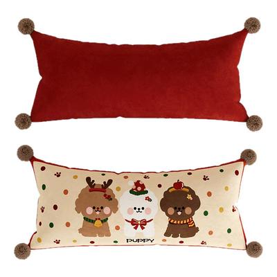 暖冬派对美式复古卡通沙发腰枕