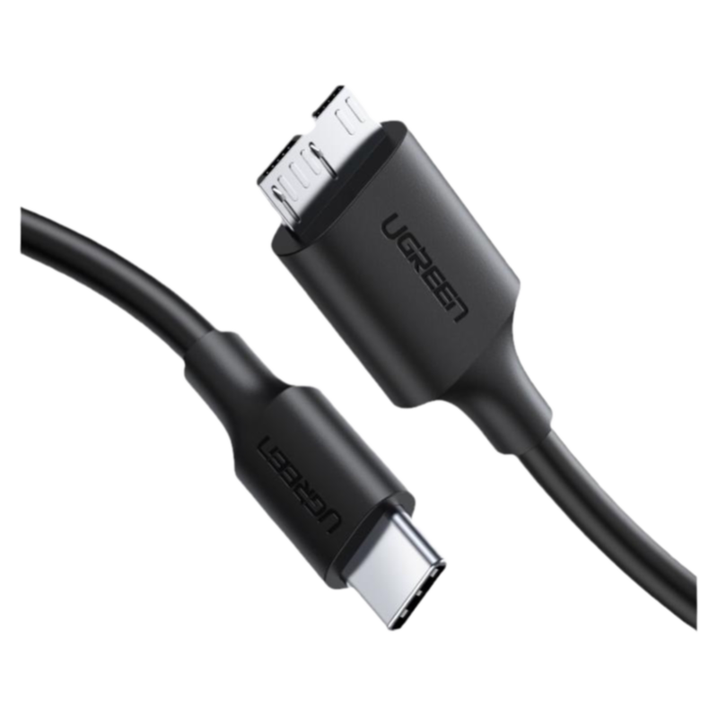 绿联typec移动硬盘数据线microusb3.0连接笔记本电脑台式适用于三星手机西部wd东芝希捷seagate硬盘盒toshiba